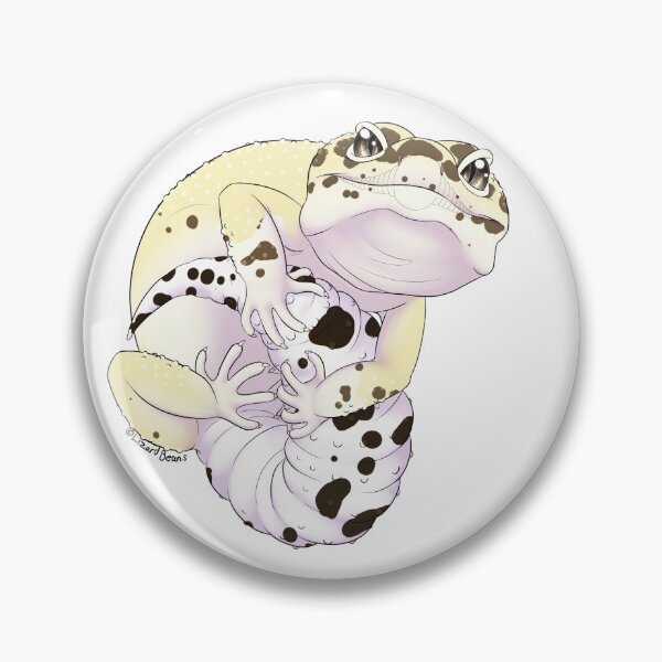 Item preview, White&Yellow Leopard Gecko designed and sold by LizardBeans.
