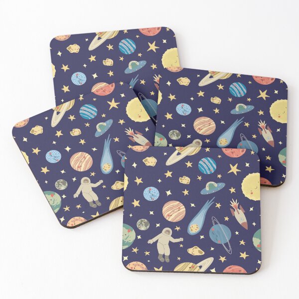 Item preview, Galaxy pattern with planets designed and sold by annetc-designs.