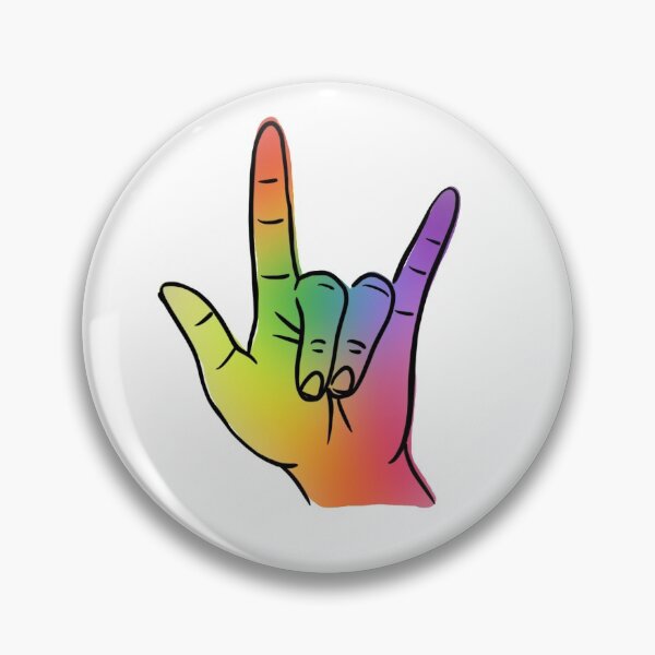 Artikelvorschau, Regenbogen ILY entworfen und verkauft von * Dear Moon Studios *.