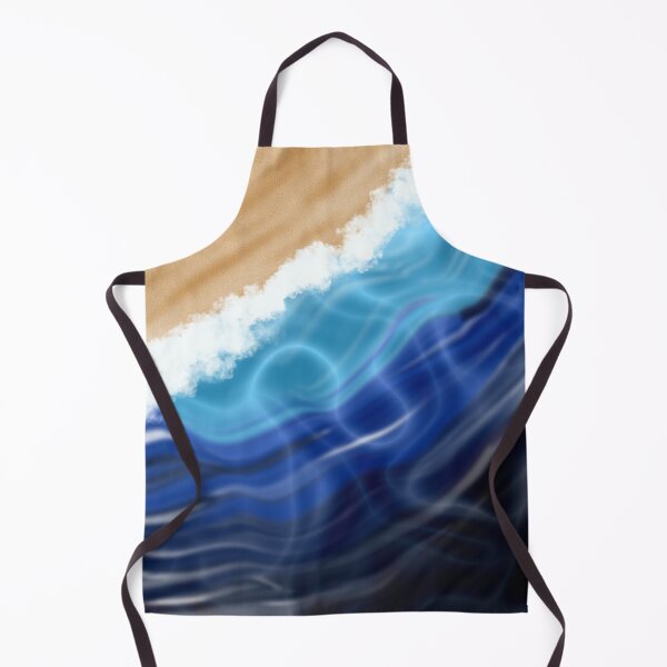 Item preview, Blue ocean shore waves designed and sold by aneram.