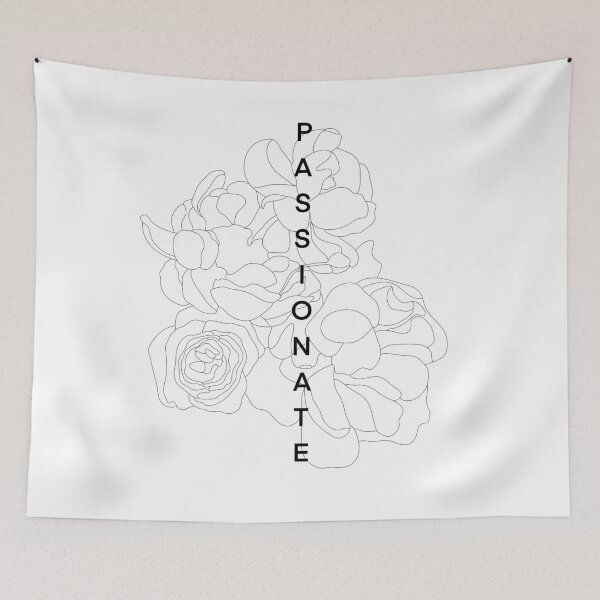 Item preview, Passionate Floral Line Art designed and sold by wallflowerbee.