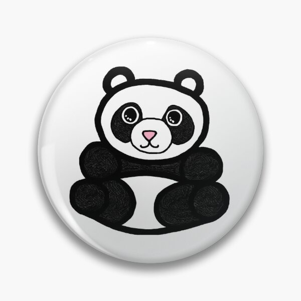 Item preview, Cute Panda with Pink Nose designed and sold by LisaArtShop.