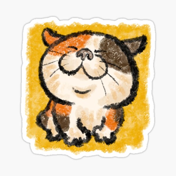 Item preview, Tortoiseshell Cat happy designed and sold by Toru Sanogawa.