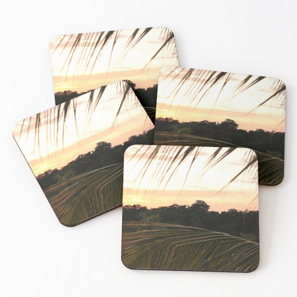 Item preview, Cuba Sunset Through Palm Trees designed and sold by zenygirl.