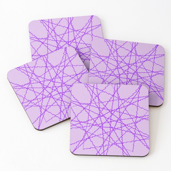 Item preview, Star Scattered Purple Scribbles  designed and sold by patternedprints.