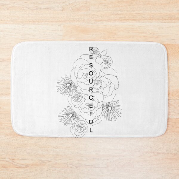 Item preview, Resourceful Floral Line Art designed and sold by wallflowerbee.