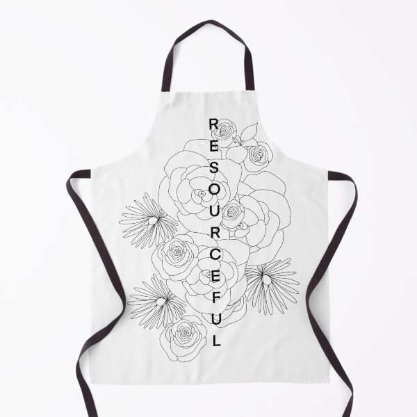 Item preview, Resourceful Floral Line Art designed and sold by wallflowerbee.