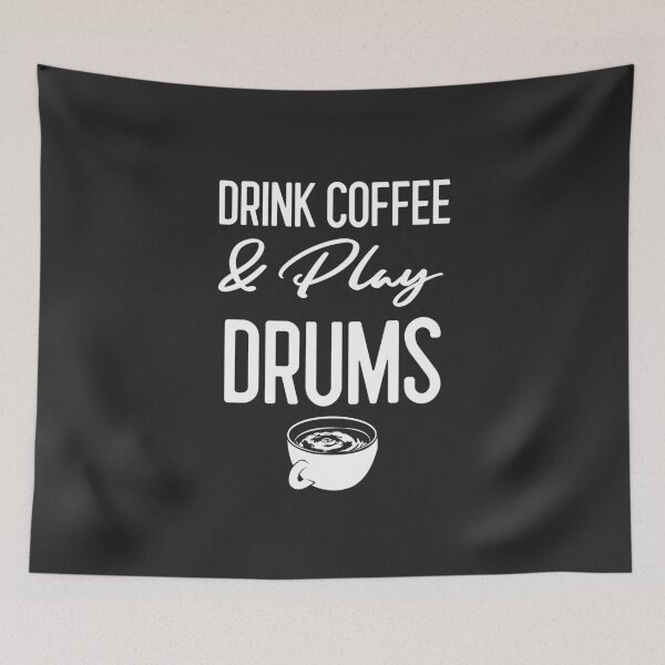 Item preview, Drink Coffee & Play Drums Band Gift designed and sold by EricJP.