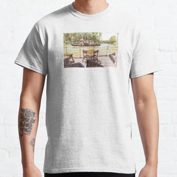 Australain Scene - Paddle Steamers - Murray River, Echuca, Vic, Aus. Classic T-Shirt
