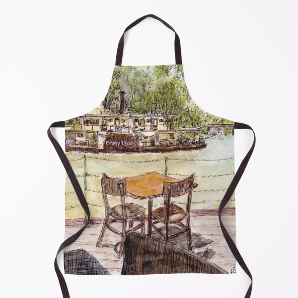 Item preview, Australain Scene - Paddle Steamers - Murray River, Echuca, Vic, Aus. designed and sold by Anne Huth.