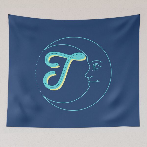 Item preview,  letter T and a crescent moon designed and sold by Sheen-designs.