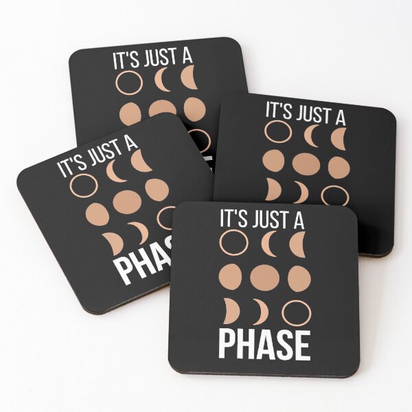 Item preview, It's just a phase - funny lunar phases joke designed and sold by Atleta-Cali.