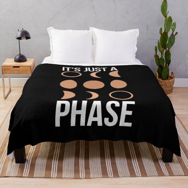 Item preview, It's just a phase - funny lunar phases joke designed and sold by Atleta-Cali.