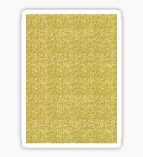 Gold glitter Sticker