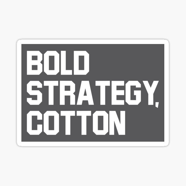 Item preview, Bold Strategy, Cotton designed and sold by ILLUSTRATE & CREATE.