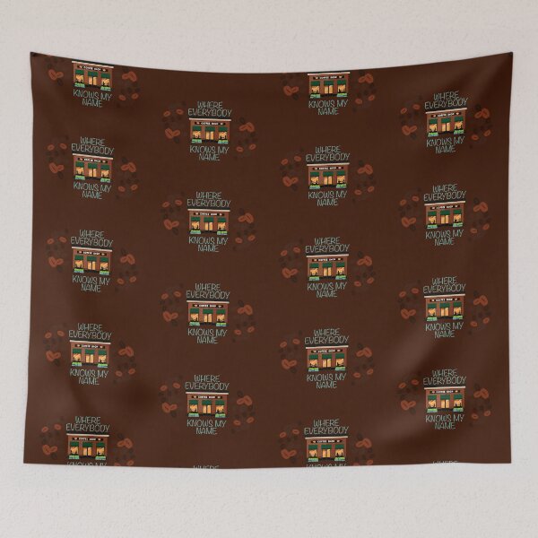 Item preview, Where Everybody Knows My Name! on Brown designed and sold by PawsitiveMum.