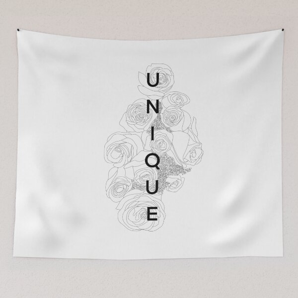Item preview, Unique Floral Line Art designed and sold by wallflowerbee.
