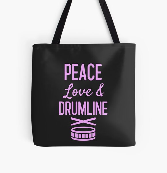 Artikel-Vorschau von Peace Love & Drumline Band Geschenk, designt und verkauft von EricJP.