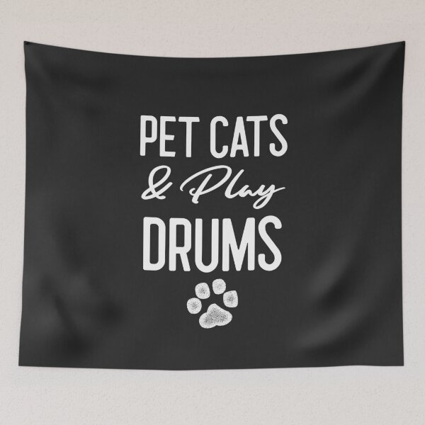 Item preview, Pet Cats & Play Drums Band Gift designed and sold by EricJP.