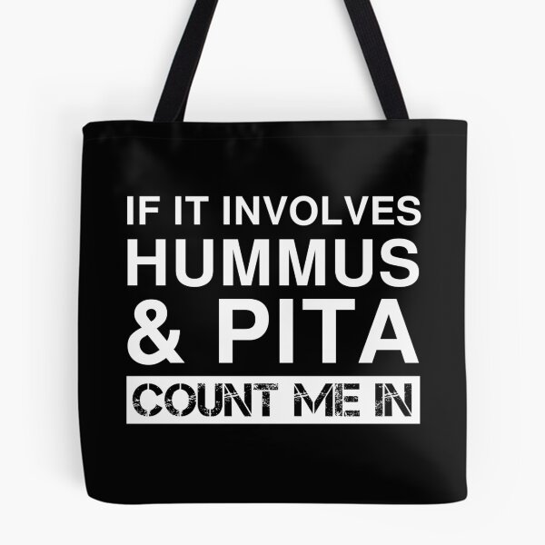 Item preview, Funny Hummus And Pita Arabic Arabian Food Fan  designed and sold by Creekman Designs.