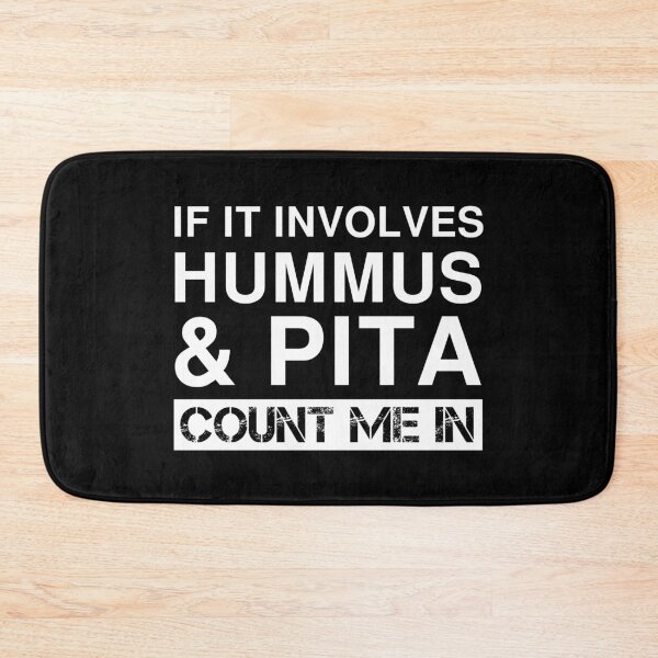 Item preview, Funny Hummus And Pita Arabic Arabian Food Fan  designed and sold by Creekman Designs.