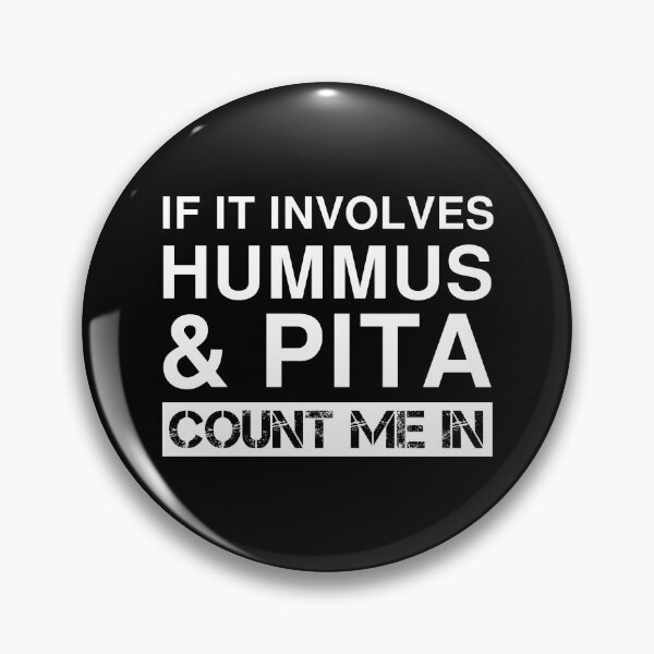 Item preview, Funny Hummus And Pita Arabic Arabian Food Fan  designed and sold by Creekman Designs.
