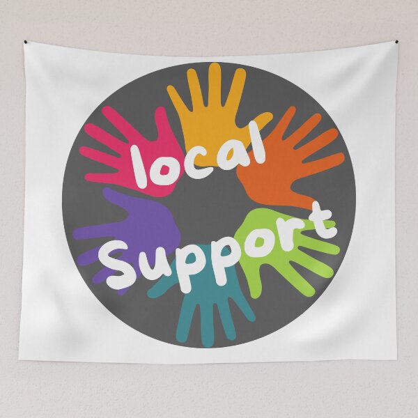 Item preview, Local Support designed and sold by InputVSOutput.
