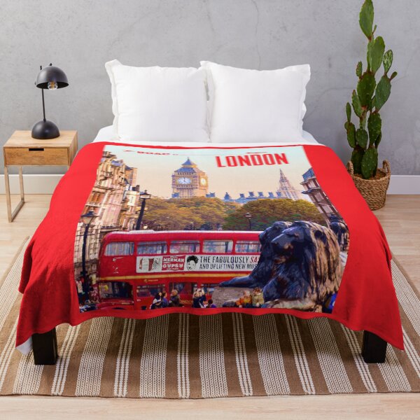 Item preview, Vintage-Style London Travel Poster designed and sold by travelwitheric.