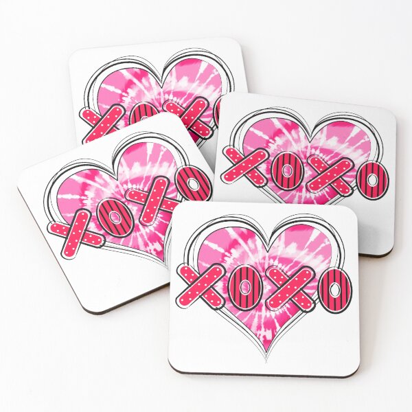 Item preview, Tie Dye Heart XOXO designed and sold by MisPuHoney.