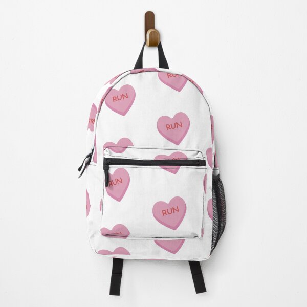 Item preview, "Run" Funny Pink Candy Heart designed and sold by burlybot.