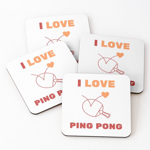 Item preview, I love ping pong table tennis designed and sold by daguilon.