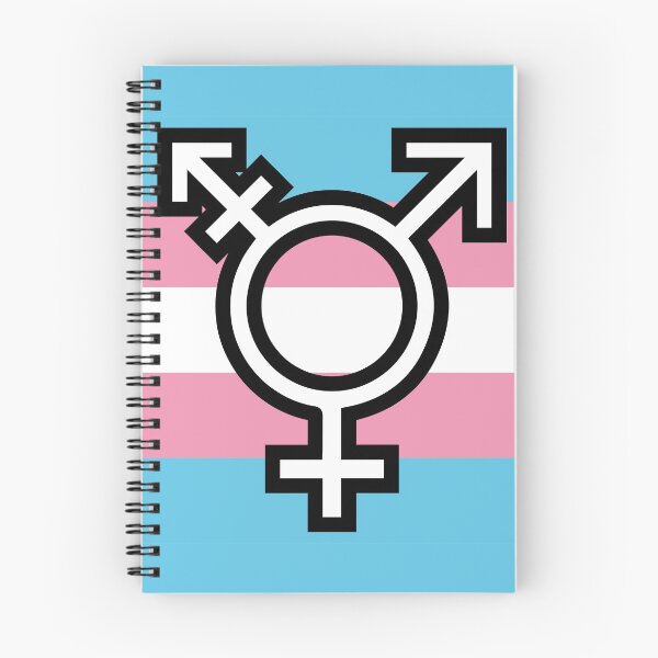 Artikelvorschau, Trans Flag mit Trans Symbol entworfen und verkauft von enriquepma.