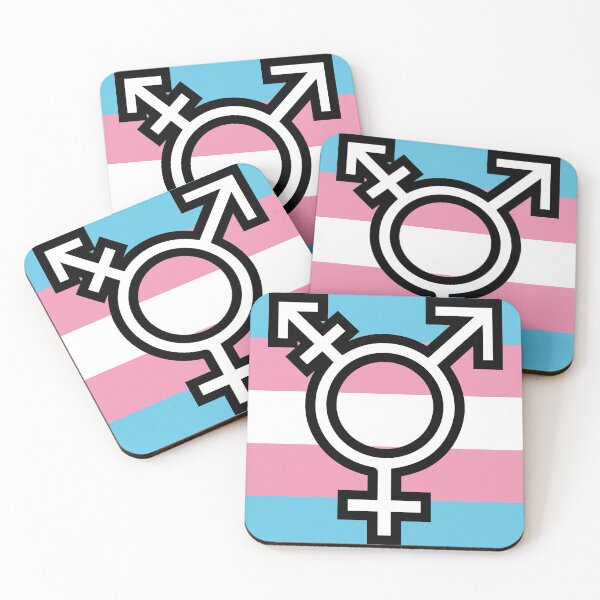 Item preview, Trans Flag with Trans Symbol designed and sold by enriquepma.