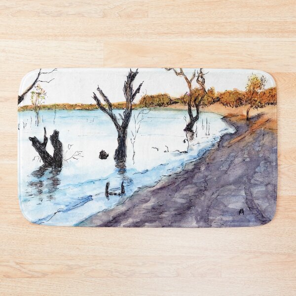 Item preview, Australian Scene - Lake Pamamaroo, Menindee, NSW, Aus. designed and sold by Anne Huth.