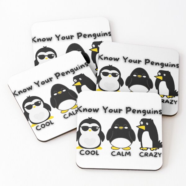 Item preview, Know Your Penguins Cool Calm Crazy Cray Cray Funny Cute designed and sold by CBCreations73.