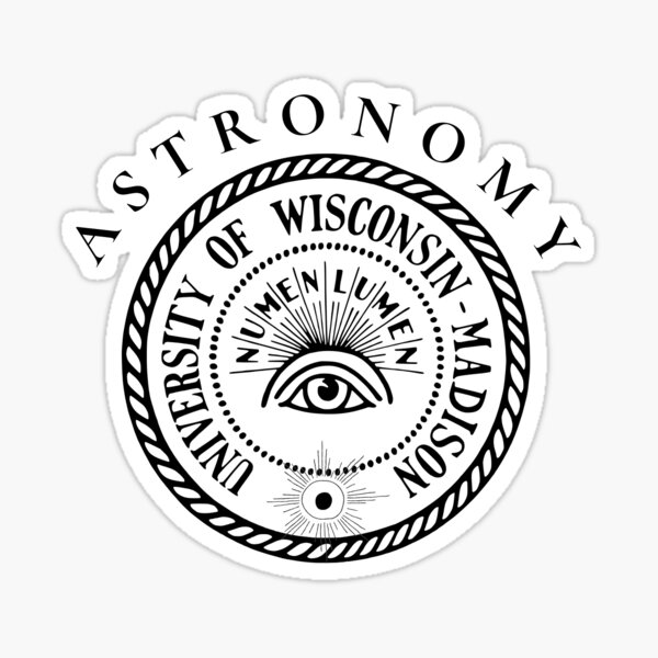 Vista previa del artículo con la obra «Astronomía de la Universidad de Wisconsin-Madison», diseñado y vendido por msoaresfurtado.