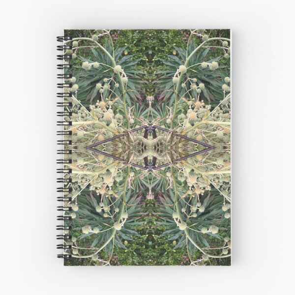 Item preview, Sea Holly Frolicking in the Summertime Botanics, Green and Gold designed and sold by RoseAromas.