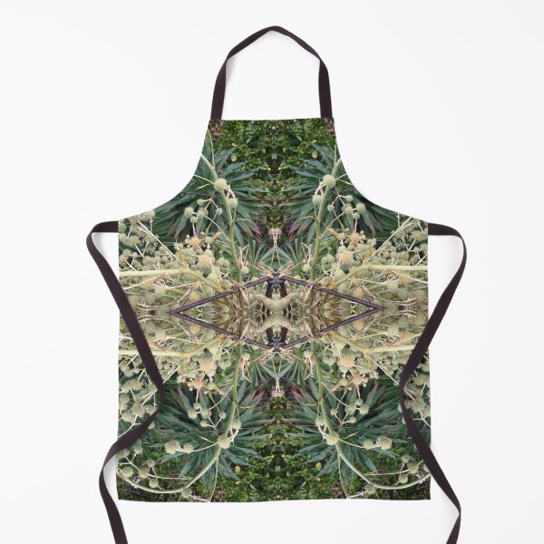 Item preview, Sea Holly Frolicking in the Summertime Botanics, Green and Gold designed and sold by RoseAromas.