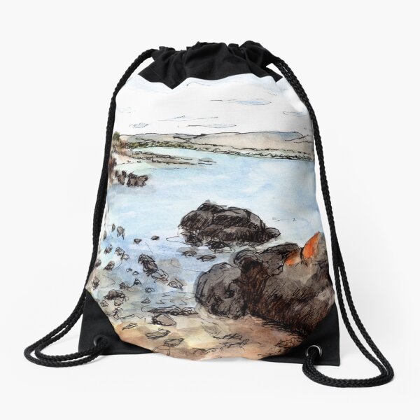 Australian Scene - Louth Bay, SA, Aus Drawstring Bag