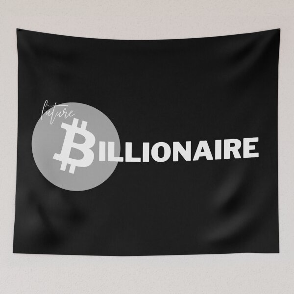 Item preview, Crypto T-shirt Millionaire, Billionaire, Black, White, Quote, Cash, Money, Funny T-Shirt designed and sold by KananiandKiki.