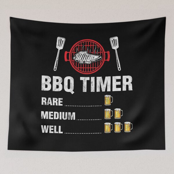 Item preview, Funny BBQ Timer Barbecue Party Beer Drinking Chef designed and sold by topdesignarts.