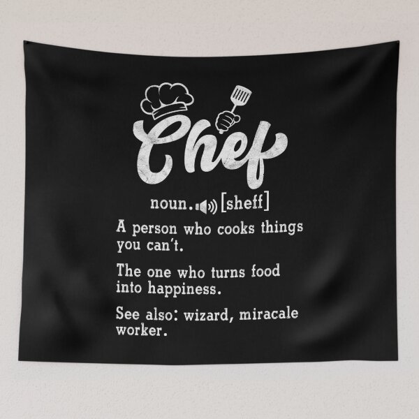Item preview, Chef Definition Funny Cooking Saying Gifts designed and sold by topdesignarts.