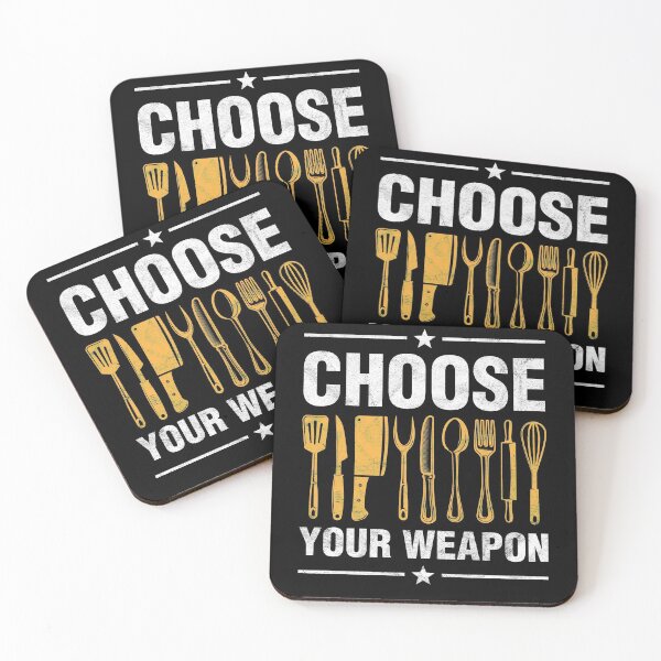 Item preview, Choose Your Weapon Cooking Kitchen Chefs designed and sold by topdesignarts.