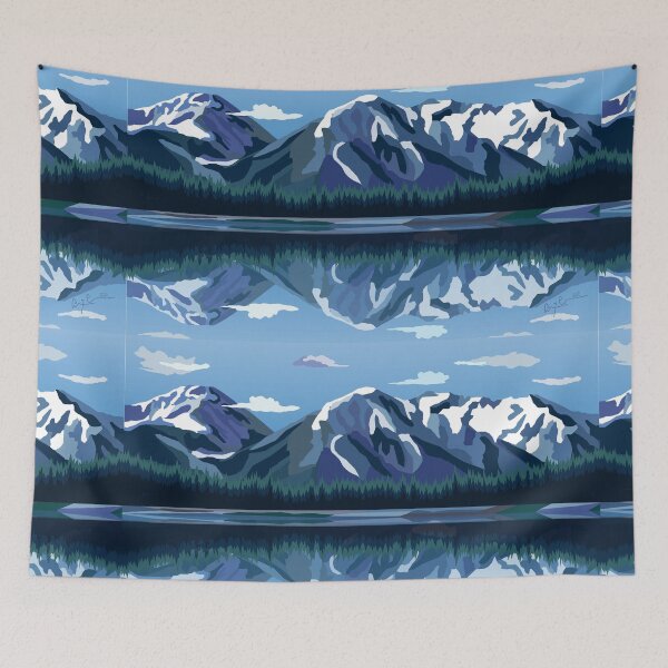 Item preview, Icy Mountains  designed and sold by Alexis Emma.