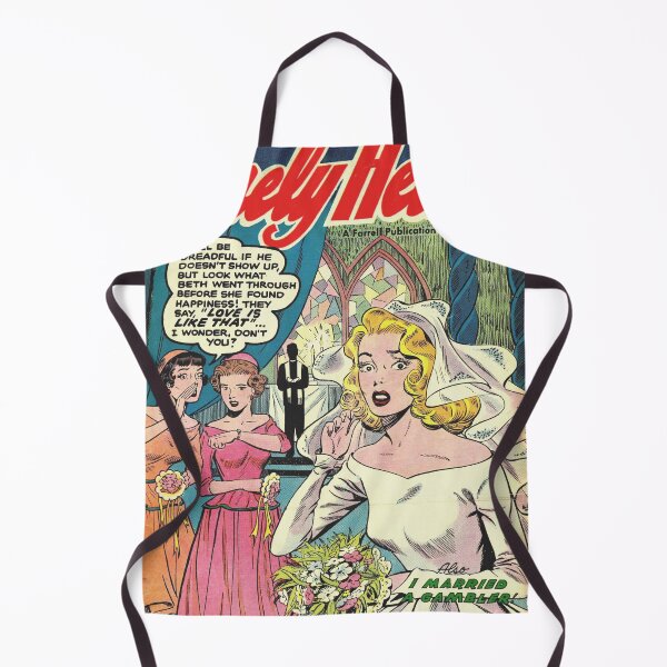 Item preview, Lonely Heart Retro Vintage Comic Book Cover Art designed and sold by LittleIconShop.