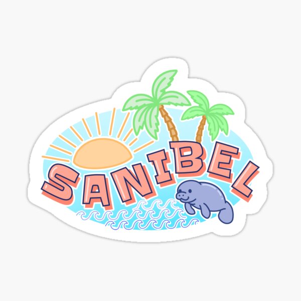 sanibel sticker by marymonti redbubble