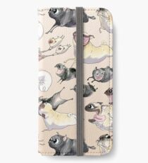 Pugs on the Run! iPhone Wallet/Case/Skin