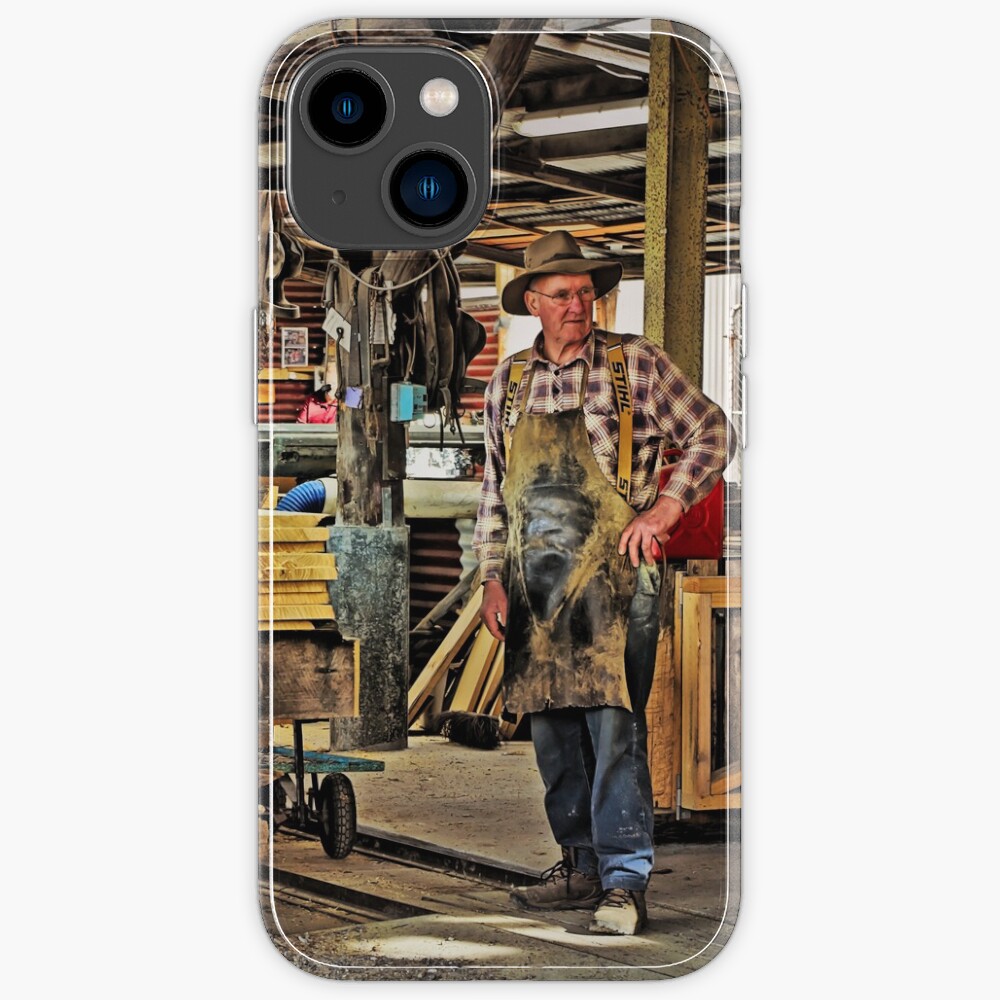 "Morrisons Huon Pine Sawmill Strahan Tasmania" iPhone Case for Sale
