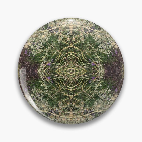 Item preview, Sea Holly Frolicking in the Summertime Botanics, Green and Gold II designed and sold by RoseAromas.