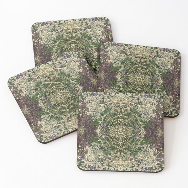 Item preview, Sea Holly Frolicking in the Summertime Botanics, Green and Gold II designed and sold by RoseAromas.
